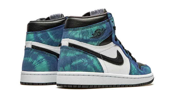 Кроссовки Air Jordan 1 High OG WMNS «Tie-dye» lightBlue