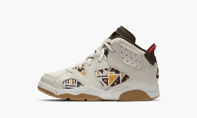Для самых маленьких Air Jordan 6 Retro PS «Quai 54» Kids кремовый