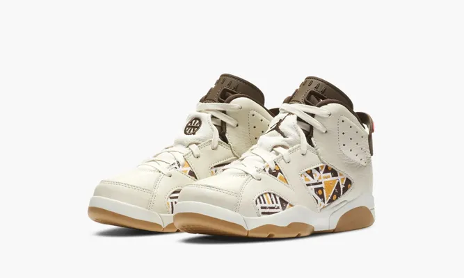 Для самых маленьких Air Jordan 6 Retro PS «Quai 54» Kids кремовый