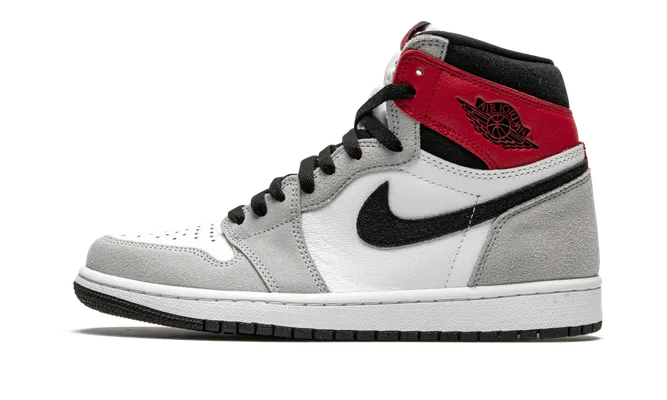Кроссовки Air Jordan 1 High OG «Light Smoke Grey» серый,белый
