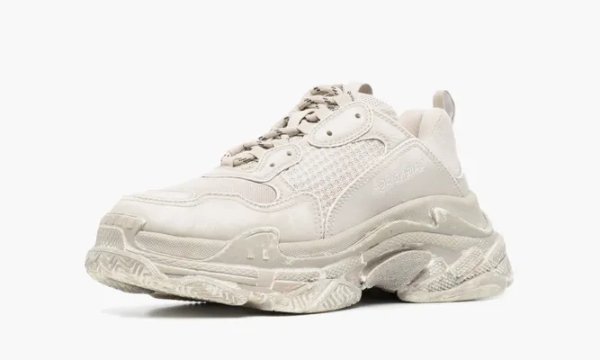 Кроссовки Balenciaga Triple S «Faded Beige» белый