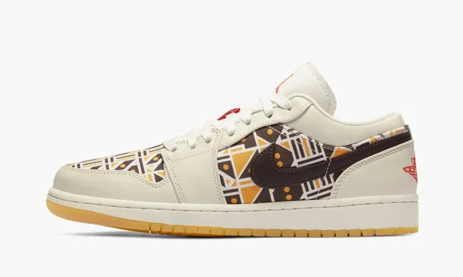 Кроссовки Air Jordan 1 Low «Quai 54» кремовый