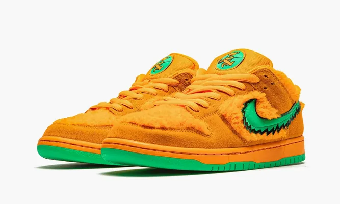 Кроссовки Nike SB Dunk Low «Grateful Dead - Bears Orange» оранжевый