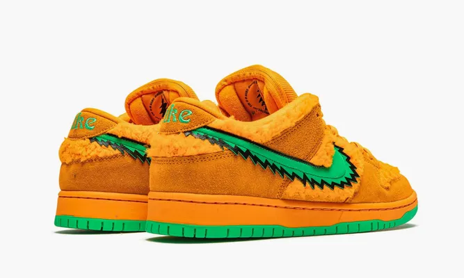 Кроссовки Nike SB Dunk Low «Grateful Dead - Bears Orange» оранжевый