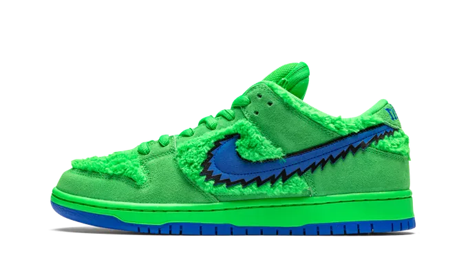 Кроссовки Nike SB Dunk Low «Grateful Dead - Green Bear» зеленый