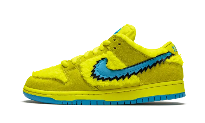 Кроссовки Nike SB Dunk Low «Grateful Dead - Yellow Bear» желтый