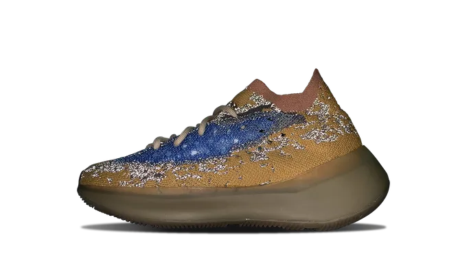 Кроссовки Yeezy Boost 380 Reflective «Blue Oat» желтый