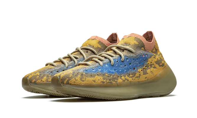 Кроссовки Yeezy Boost 380 «Blue Oat» желтый