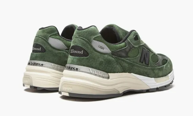 Кроссовки New Balance 992 «Jjjjound Green» зеленый