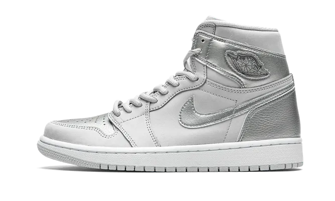 Кроссовки Air Jordan 1 High OG «Co.japan - Metallic Silver» серый