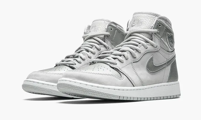 Кроссовки Air Jordan 1 High Co GS «Japan Neutral Grey» серый