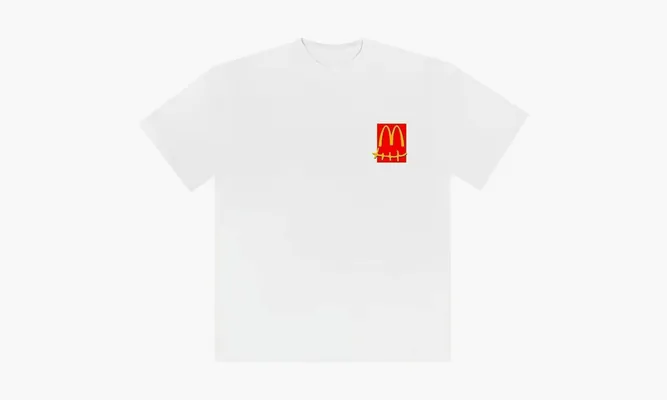 Одежда Travis Scott X Mcdonald's Action Figure Series T-shirt «White» белый