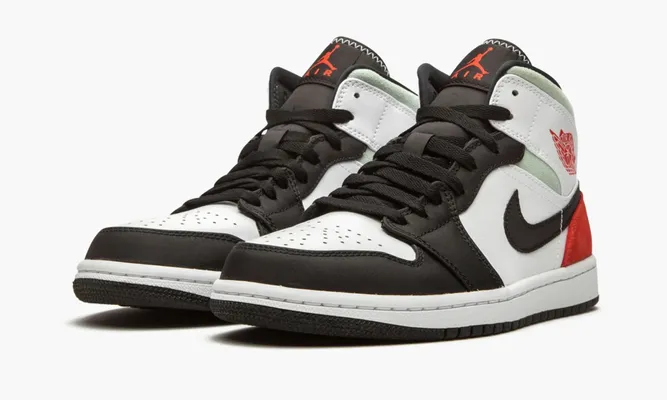 Кроссовки Air Jordan 1 Mid SE «Union Black Toe» белый,черный