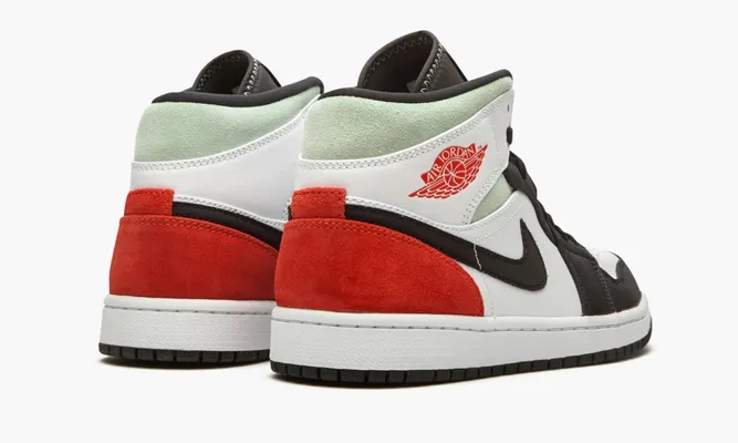 Кроссовки Air Jordan 1 Mid SE «Union Black Toe» белый,черный