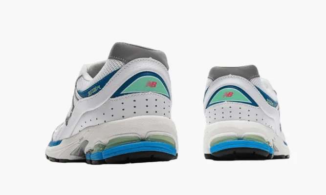 Кроссовки New Balance 2002r «White Blue» белый