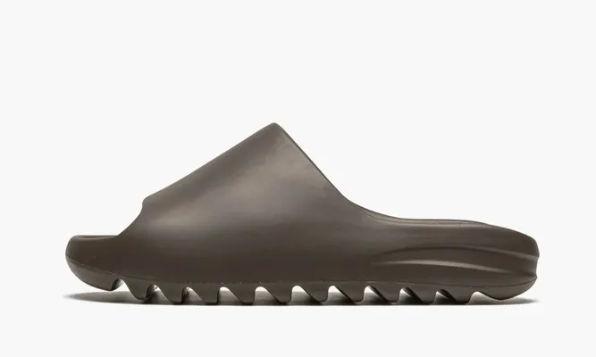 Кроссовки Yeezy Slide «Soot» коричневый