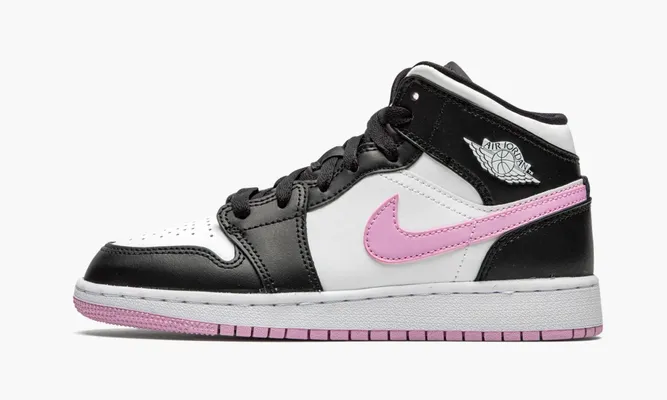 Кроссовки Air Jordan 1 Mid GS «Arctic Pink» розовый