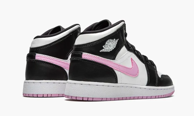 Кроссовки Air Jordan 1 Mid GS «Arctic Pink» розовый