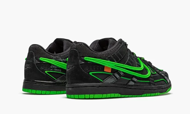Для самых маленьких Nike Air Rubber Dunk PS «Off-white - Green Strike» Kids зеленый