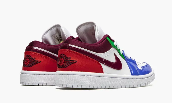 Кроссовки Air Jordan 1 Low SE WMNS «White / Multicolor» разноцветный