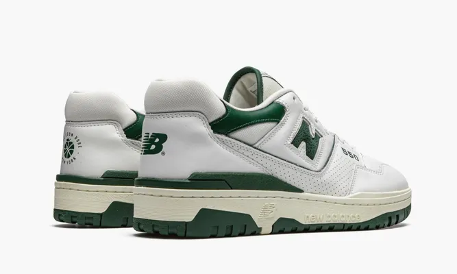 Кроссовки New Balance 550 «Aime Leon Dore - White Green» зеленый