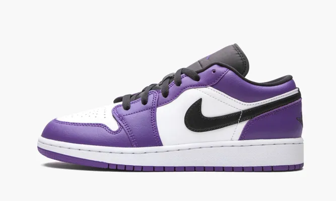 Кроссовки Air Jordan 1 Low GS «Court Purple» фиолетовый