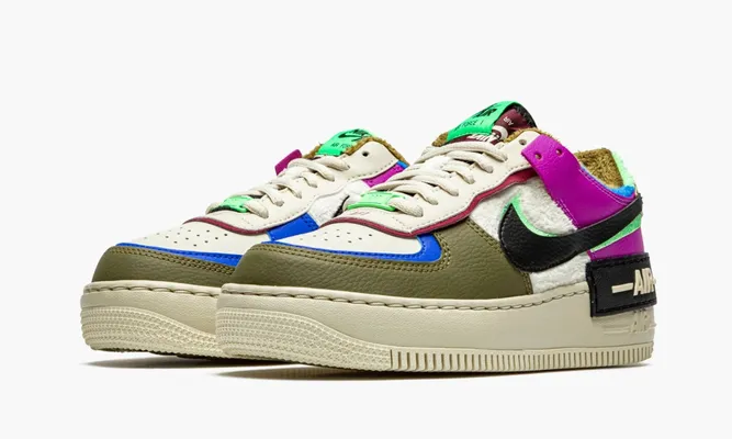Кроссовки Nike Air Force 1 Low Shadow WMNS «Cactus Flower» разноцветный