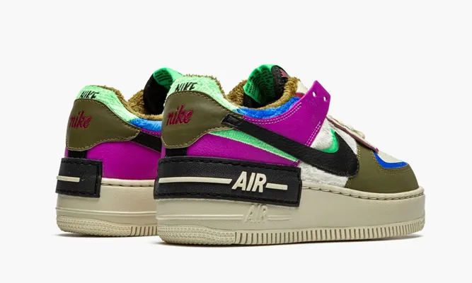 Кроссовки Nike Air Force 1 Low Shadow WMNS «Cactus Flower» разноцветный
