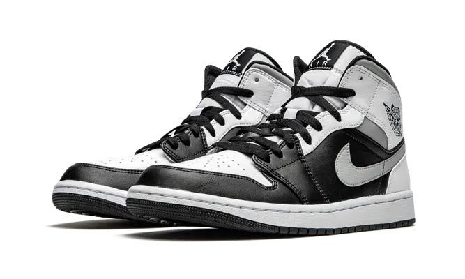 Кроссовки Air Jordan 1 Mid «White Shadow» белый,черный