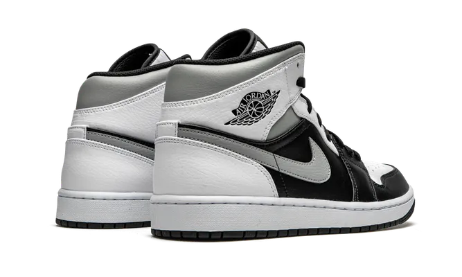 Кроссовки Air Jordan 1 Mid «White Shadow» белый,черный