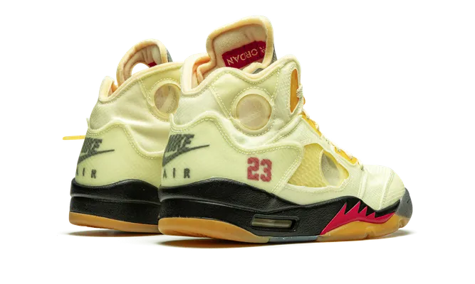 Кроссовки Air Jordan 5 Retro SP «Off-white - Sail» кремовый