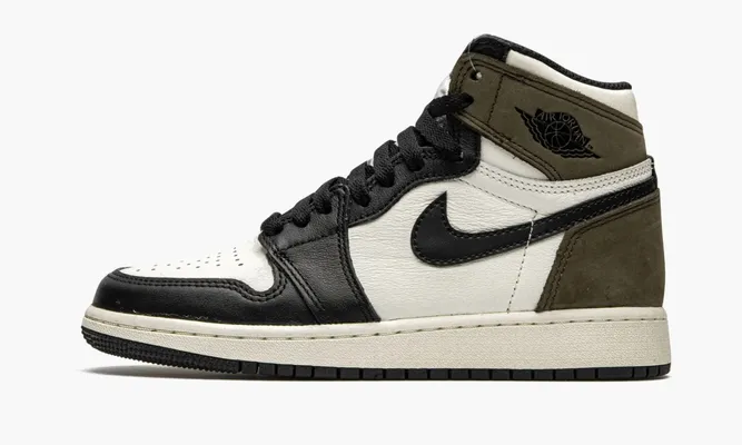 Кроссовки Air Jordan 1 High OG GS «Dark Mocha» коричневый
