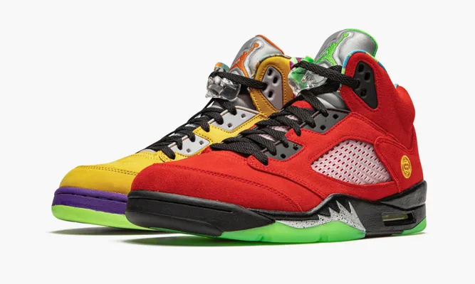 Кроссовки Air Jordan 5 Retro «What The» красный
