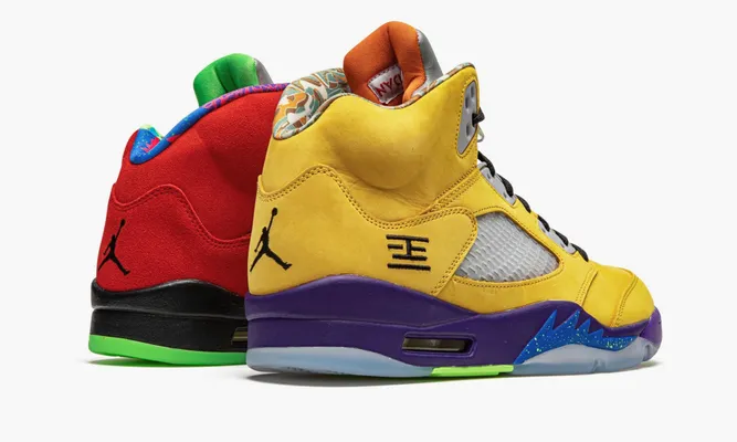 Кроссовки Air Jordan 5 Retro «What The» красный