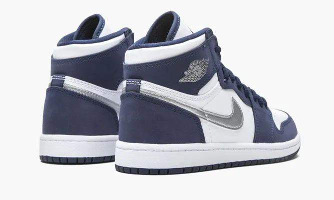 Для самых маленьких Air Jordan 1 Retro High Co.Jp PS «Midnight Navy» Kids синий