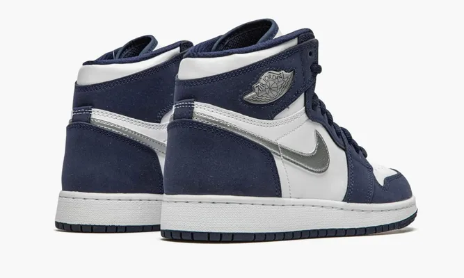 Кроссовки Air Jordan 1 Retro High Cojp «Midnight Navy» синий