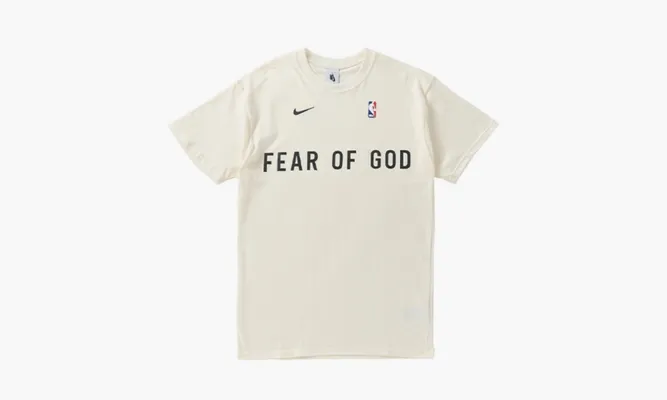 Одежда Nike Fear Of God X Warm Up T‑shirt Sail кремовый