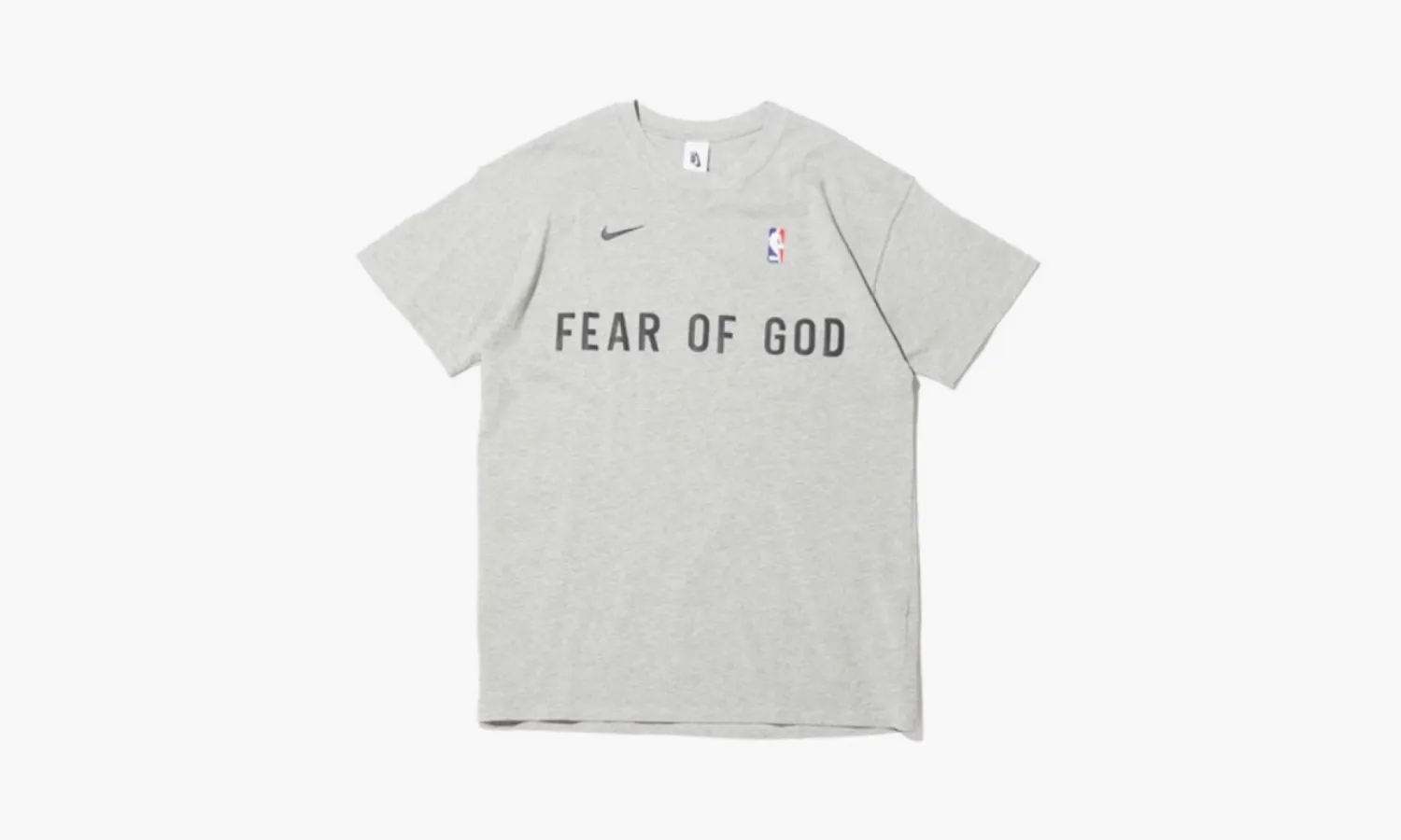 Nike Fear Of God X Warm Up T‑shirt Dark Heather Grey