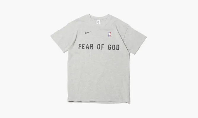 Одежда Nike Fear Of God X Warm Up T‑shirt Dark Heather Grey серый