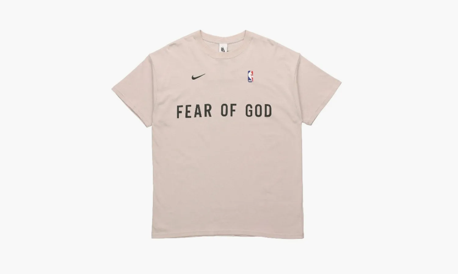 Nike Fear Of God X Warm Up T‑shirt Oatmeal