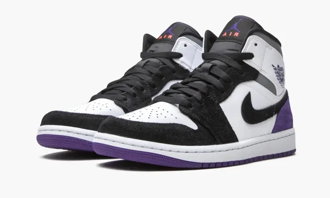 Кроссовки Air Jordan 1 Mid SE «Purple» фиолетовый