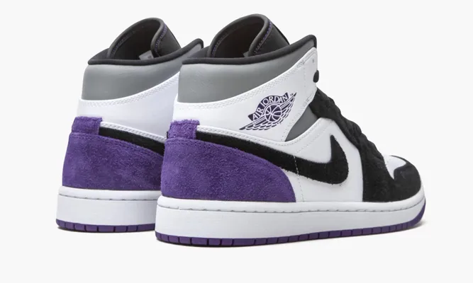 Кроссовки Air Jordan 1 Mid SE «Purple» фиолетовый