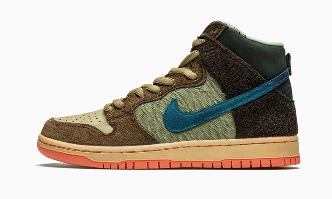 Кроссовки Nike SB Dunk High «Concepts Turdunken» коричневый