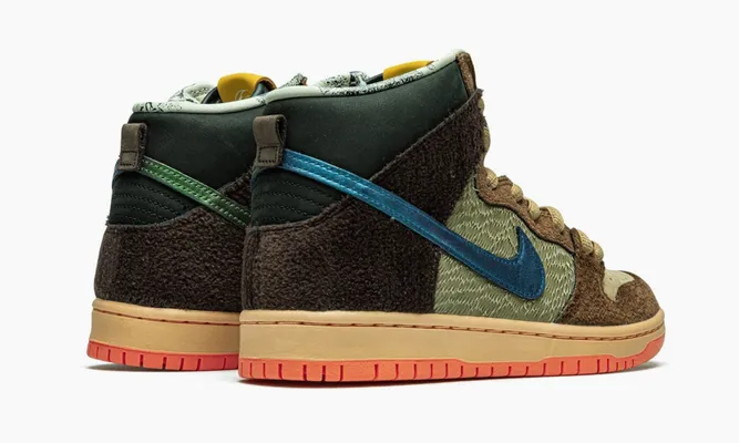 Кроссовки Nike SB Dunk High «Concepts Turdunken» коричневый