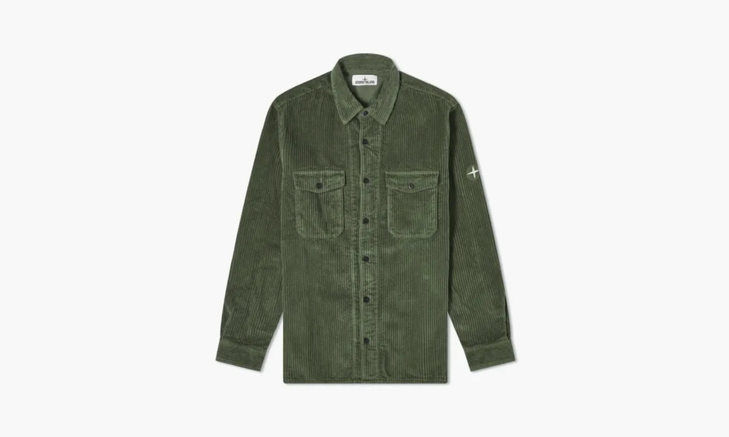 Stone Island Corduroy 2 Pocket Overshirt «Sage Green»