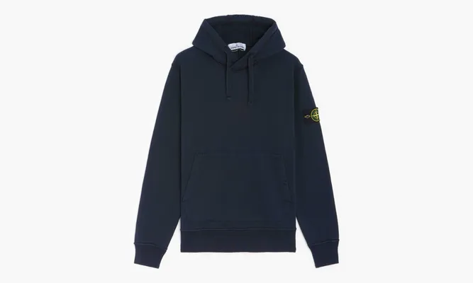 Одежда Stone Island Garment Dyed Hoodie «Navy» синий