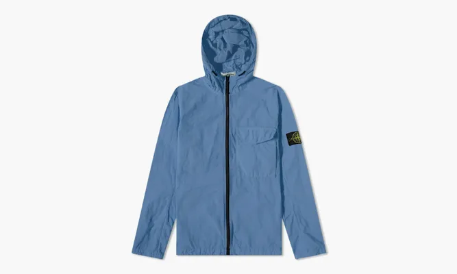 Одежда Stone Island Naslan Light Hooded Overshirt «Blue» lightBlue