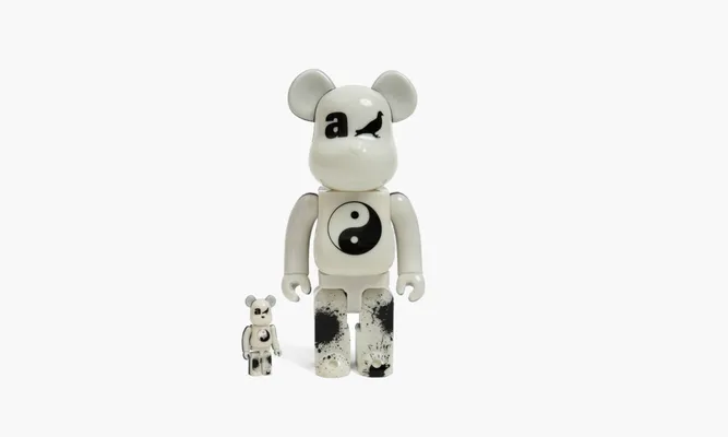 Аксессуары Bearbrick X Atmos X Staple #4 100% And 400% белый