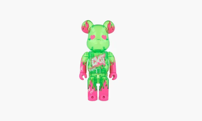 Аксессуары Bearbrick Exit 400% «Green» розовый
