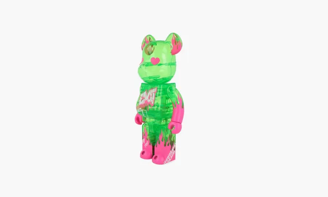 Аксессуары Bearbrick Exit 400% «Green» розовый